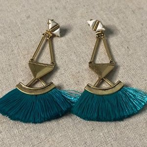 Stella & Dot Lotus Tassel Earrings